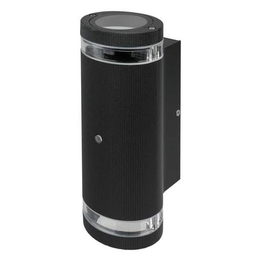 Forum Helix GU10 Up / Down Wall Light with Photocell Black (ZN-35685 ...