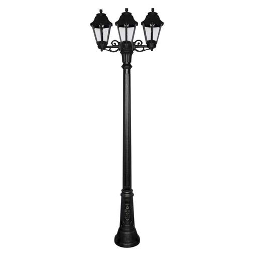 Fumagalli Anna Gigi Bisso 3 x 6W ES LED Post Lantern Black 2700K