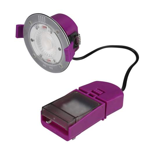 Knightsbridge SpektroLED Evo 5W / 7W LED Fire Rated Colour Selectable Dimmable Fixed Downlight (No Bezel)