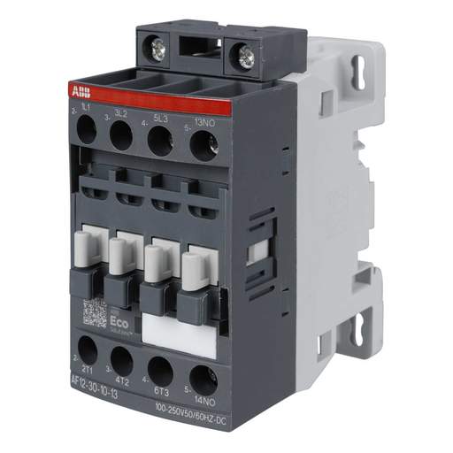 ABB AF12 28A Contactor 3 Pole 3 NO Contacts 100V-250V Coil