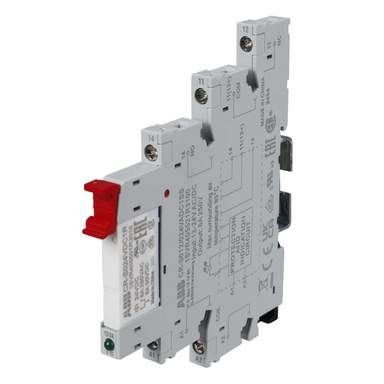 ABB CR-S024VADC1CRS6A 5 Pin 6A 24V AC/DC Interface Relay with DIN Mount ...