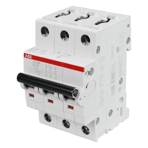 ABB 10A Triple Pole 10kA B Curve MCB