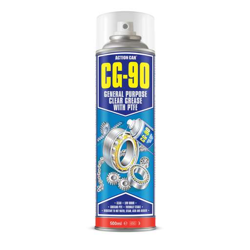 Action Can CG90 General Purpose Clear Grease with PTFE 500ml
