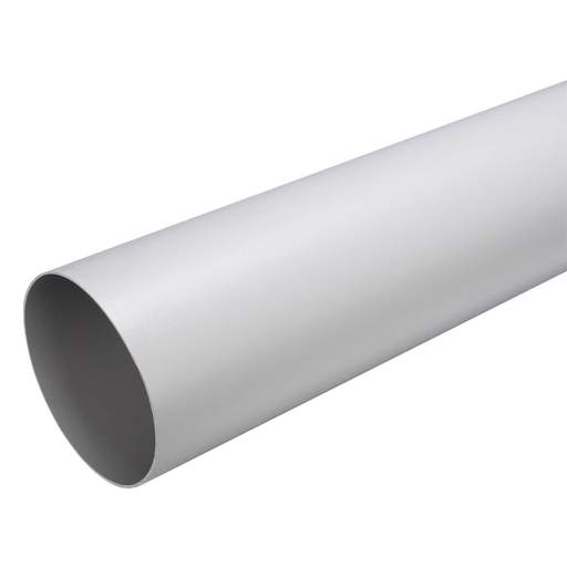 Addvent 150mm 6" Round Rigid Pipe Grey (2m Length)