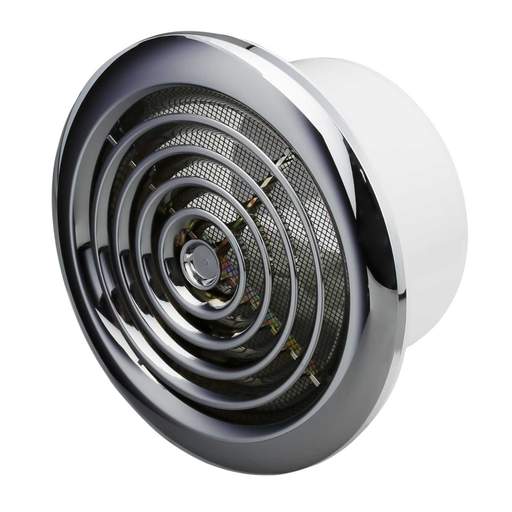 Addvent 100mm 4'' Circular Air Diffuser Chrome (AVA210) | CEF