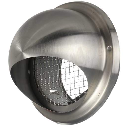 Addvent 150mm 6" Stainless Steel Bull Nose Vent