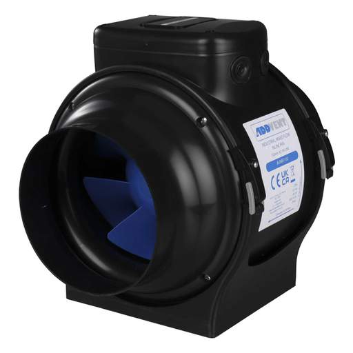 Addvent 150mm Industrial Mixed Flow Inline Fan