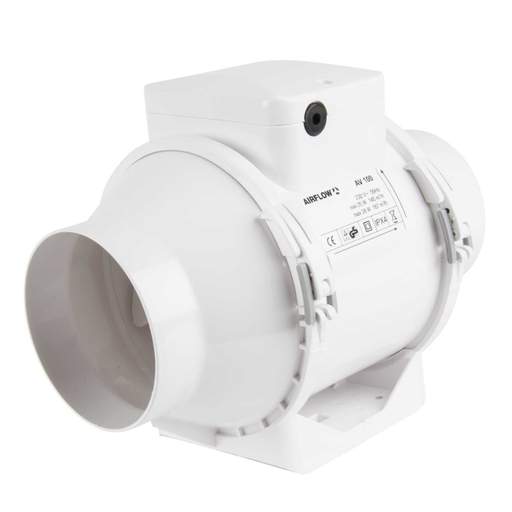 Airflow 100mm 4" Aventa Basic In-Duct Mixed Flow Fan