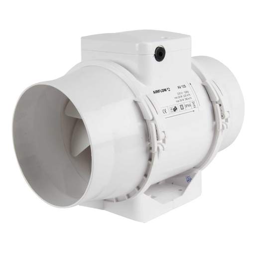 Airflow 125mm 5" Aventa In-Duct Mixed Flow Fan