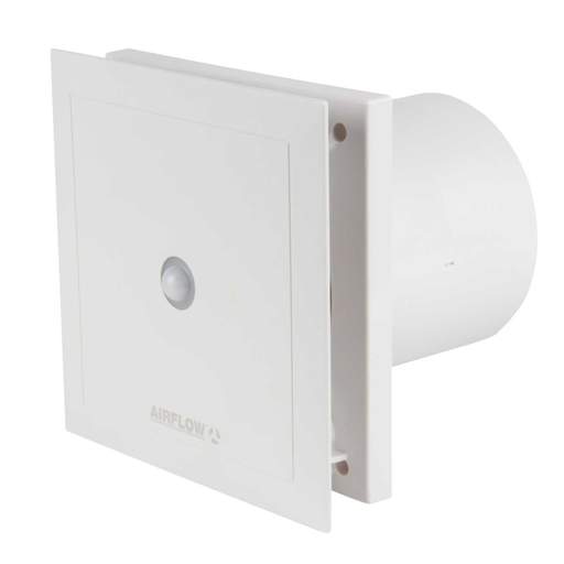Airflow 100mm 4" QuietAir Axial Fan with PIR and Timer