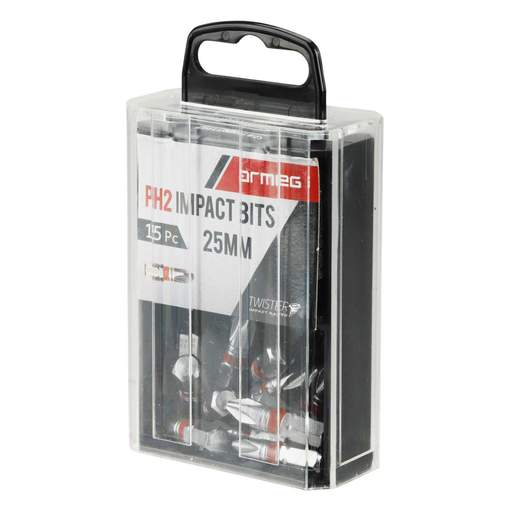 Armeg Tic-Tac PH2 Magnetic Screwdriver Bits (Pack of 15)