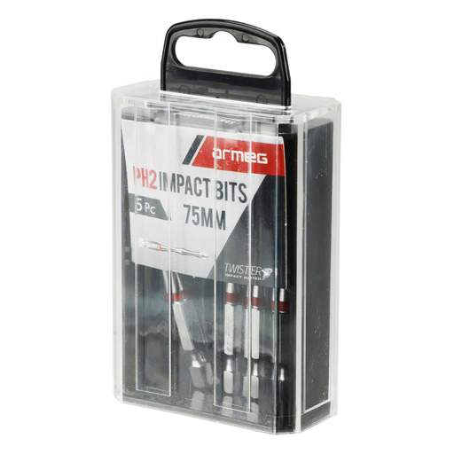Armeg Tic-Tac PH2 Magnetic Screwdriver Bits (Pack of 5)