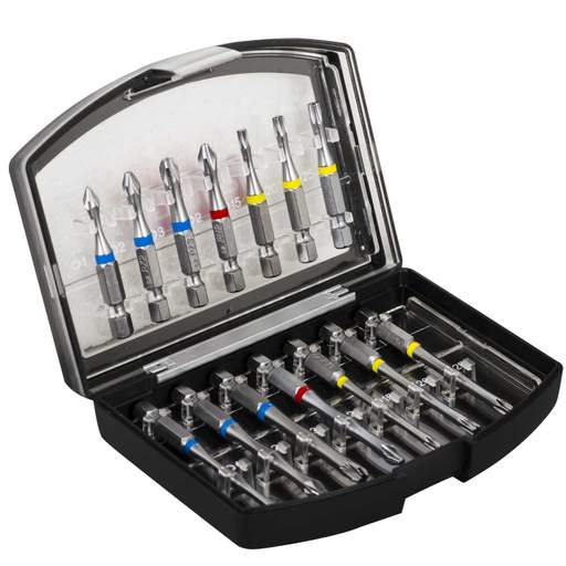 Armeg 14 Piece Impact Rated Screwdriver Bit Set
