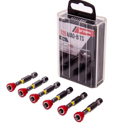 Armeg Tic-Tac T25 Magnetic Screwdriver Bits (Pack of 6)