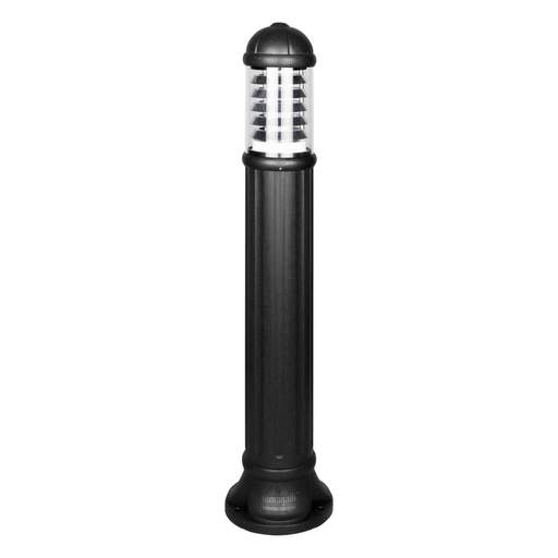Fumagalli Sauro 1100mm E27 Bollard with Aluminium Louvre Black