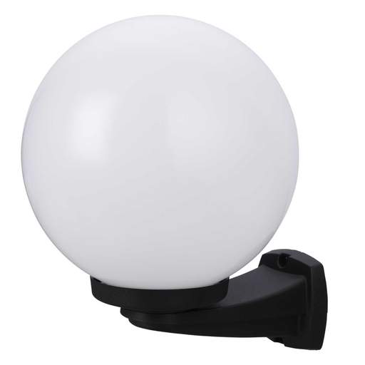 Asbac Lighting Globe 250 Modern Disma 8.5W LED CCT Wall Light Black