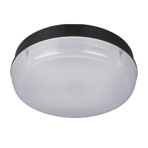 Aurora Lighting UtiliteDrum CWS 10W - 20W LED Tri-Colour Utility Bulkhead Black IP65