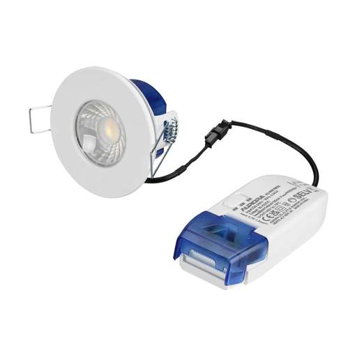 Aurora Lighting R6™ 4W / 6W / 8W LED Fire Rated Tri-Colour Dimmable ...