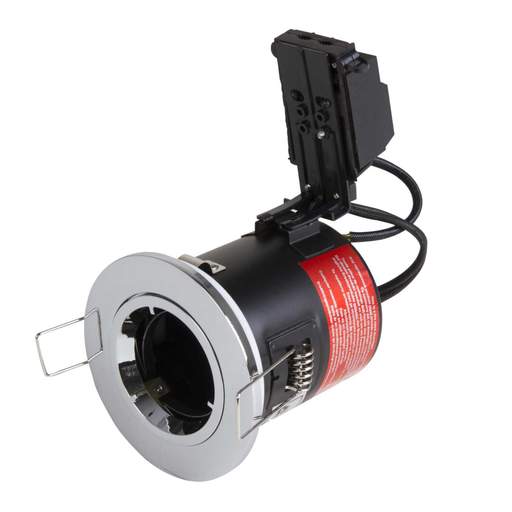 Aurora Lighting EFD™ 50W GU10 Fire Rated Downlight Polished Chrome