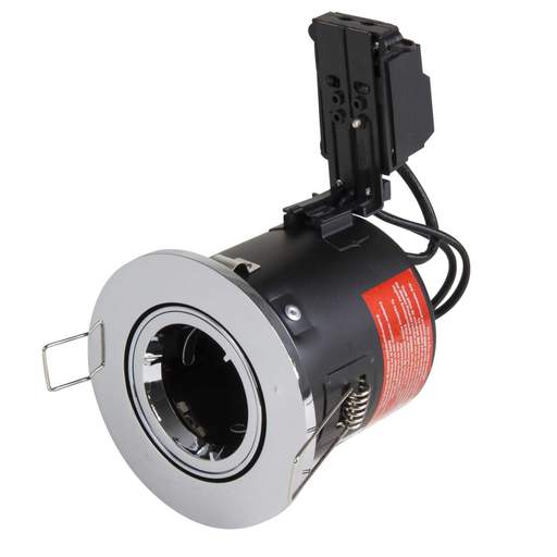 Aurora Lighting EFD™ 50W GU10 Fire Rated Adjustable Downlight Polished Chrome