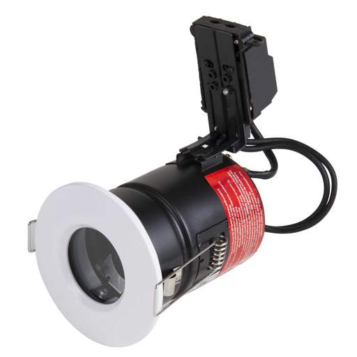 Aurora Lighting EFD™ 50W IP65 GU10 Fire Rated Downlight White