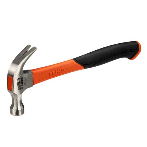 Bahco 16oz Rubber Grip Fibre Glass Shaft Claw Hammer