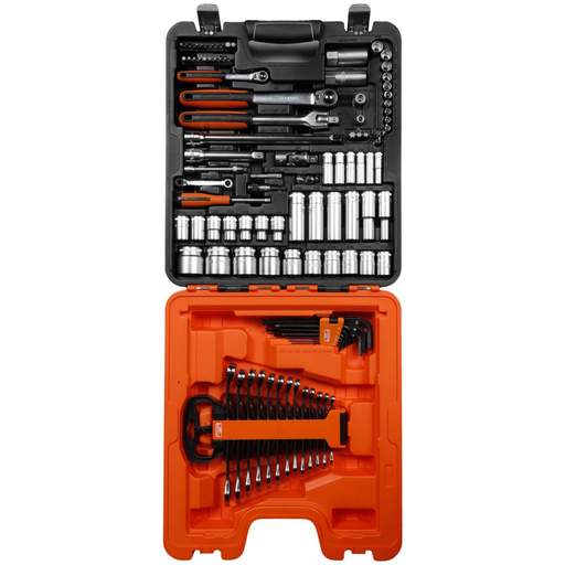 Bahco 103 Piece ¼" and ½" Drive Metric Socket and Spanner Set