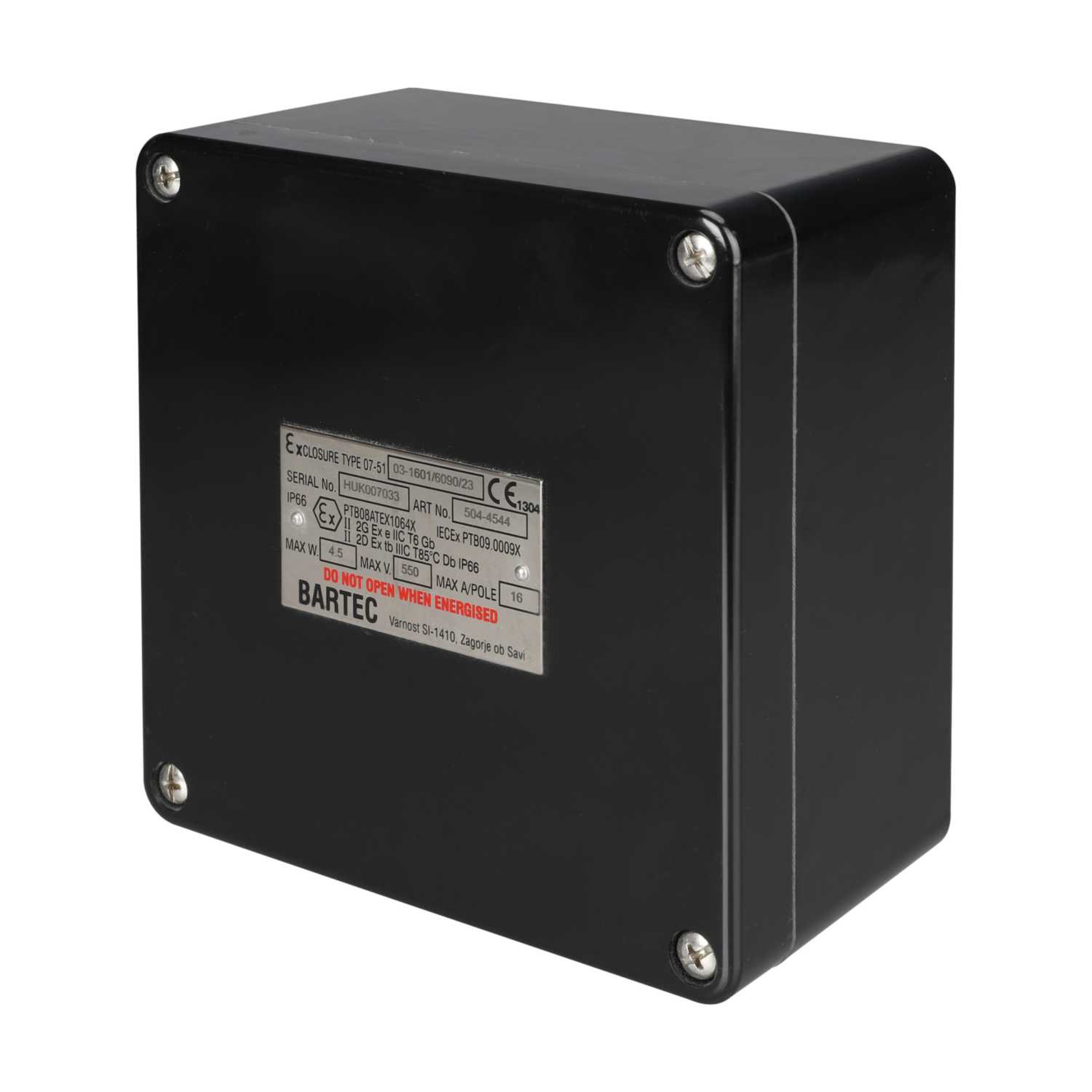 Bartec Zone 1 Ex Junction Box with 14 x SAK4 Terminals (235472) CEF