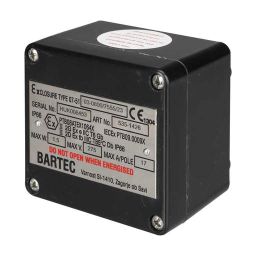 Bartec Zone 1 Ex Junction Box with 5 x AKZ4 Terminals (235746) CEF