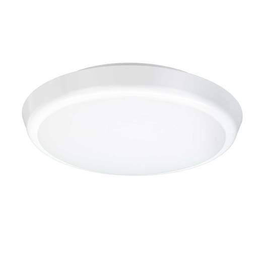 Bell Deco Slim 12W LED Tri-Colour Emergency Bulkhead White