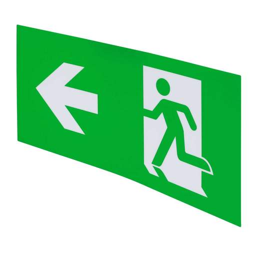 Bell Reversible Left / Right Arrow ISO Legend for Spectrum Hinged Exit Sign