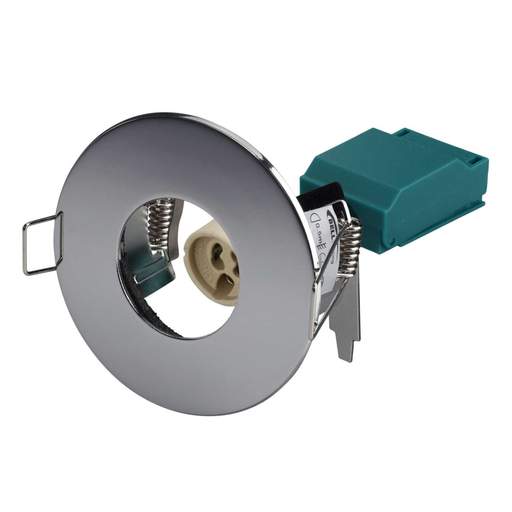 Bell Firestay Protector GU10 Fixed Shower Downlight Chrome IP65