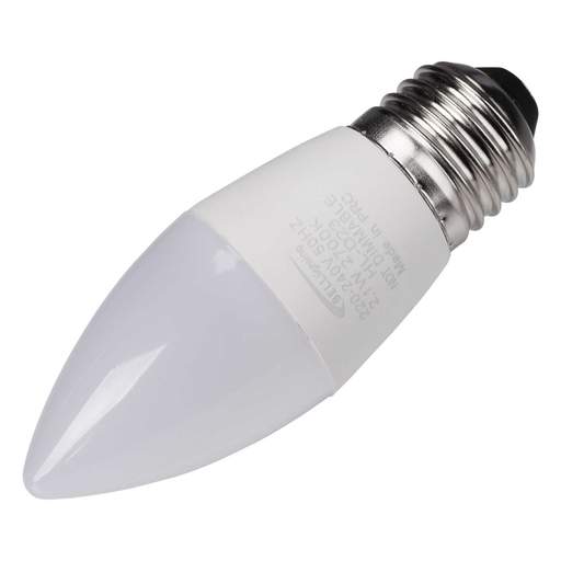 Bell 2.1W ES LED Non Dimmable Candle Lamp Opal 2700K