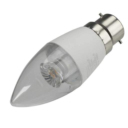 Bell 2.1W BC LED Non Dimmable Candle Lamp Clear 2700K