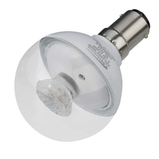 Bell 2.1W SBC LED Dimmable Golf Ball Lamp Clear 2700K