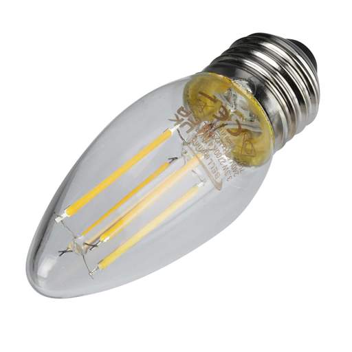 Bell 3.3W ES LED Dimmable Filament Candle Lamp Clear 2700K