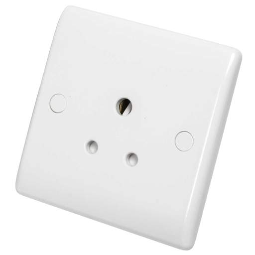 BG Nexus 5A 1 Gang Unswitched Socket White