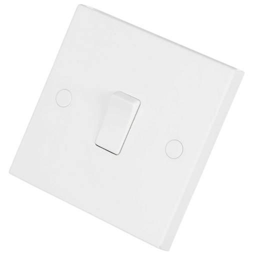 BG 900 Series 10A 1 Gang 2 Way Light Switch White