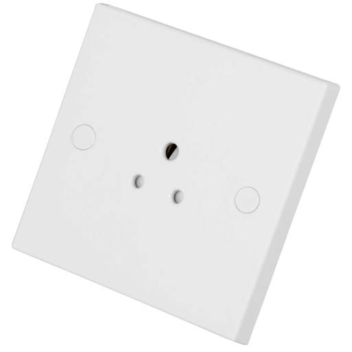 BG 900 Series 2A 1 Gang Unswitched Socket White