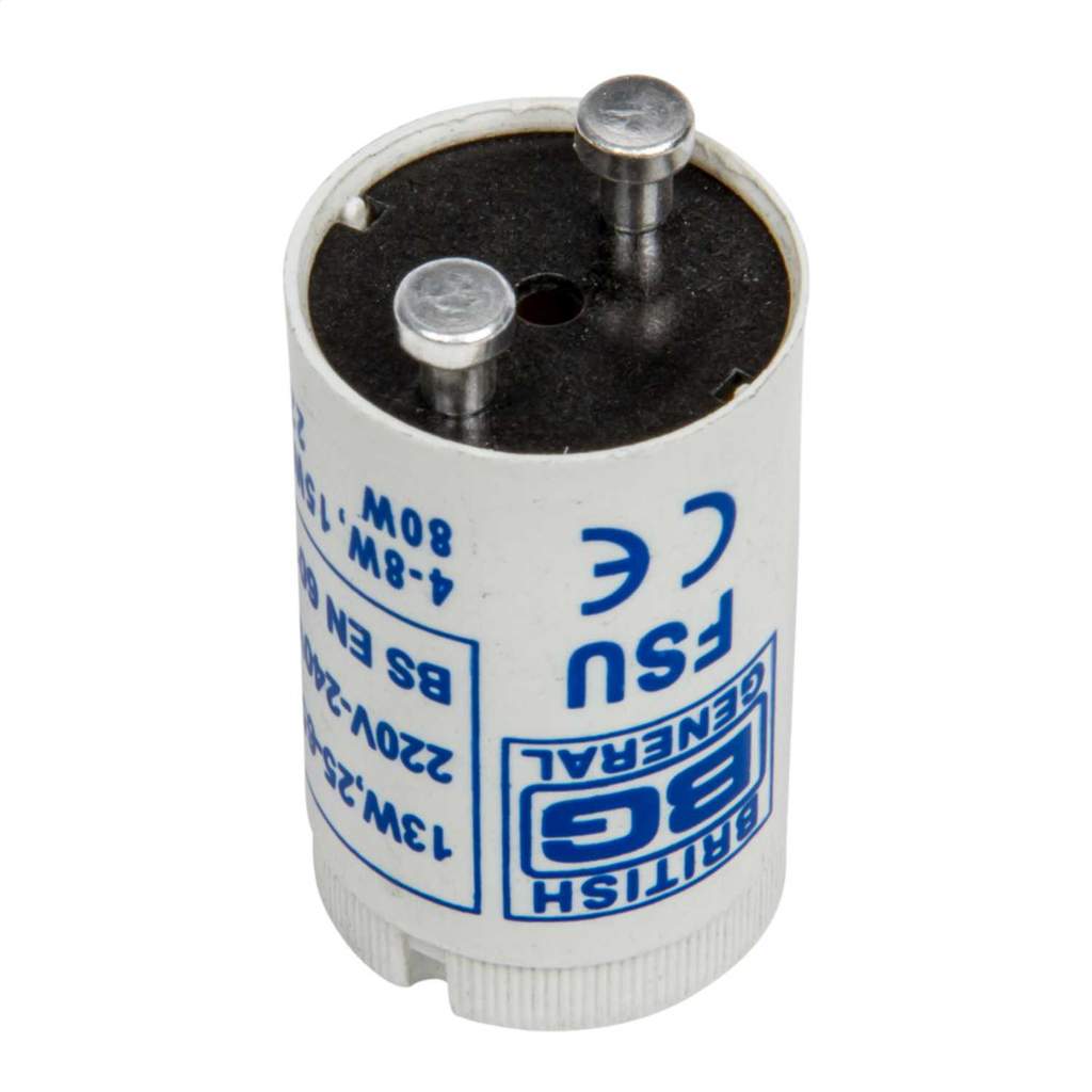 2 x FSU Fluorescent Tube Starter Unit For Lamps Light Between 4-80 Watt 220-250V