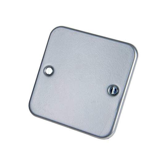 BG 1 Gang Blank Plate Metal Clad
