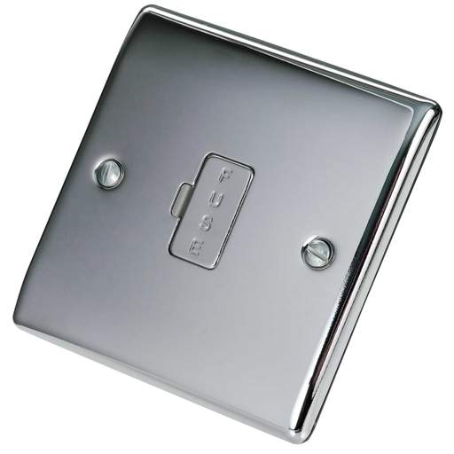 BG 13A Nexus Unswitched Fused Spur Polished Chrome