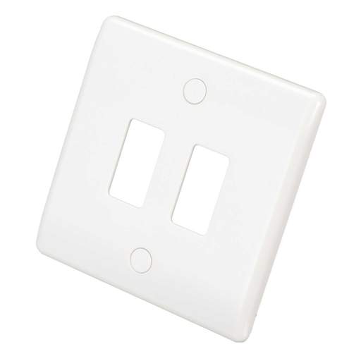 BG 2 Gang Grid Front Plate