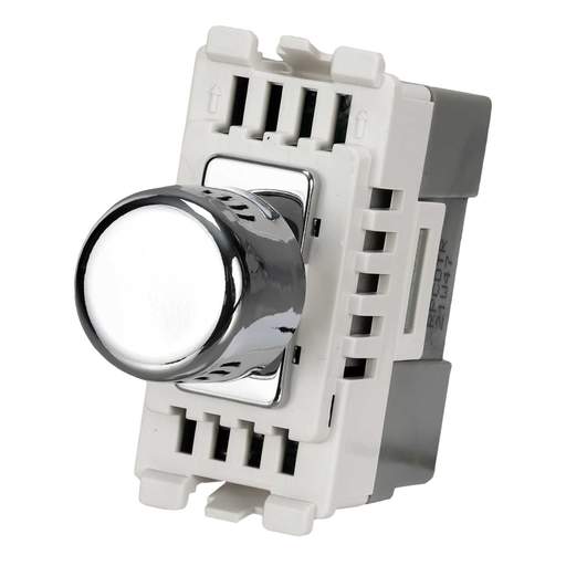 BG 200W 1 Gang 2 Way Grid Dimmer Polished Chrome