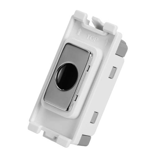 BG 1 Gang Flex Outlet Grid Insert Polished Chrome