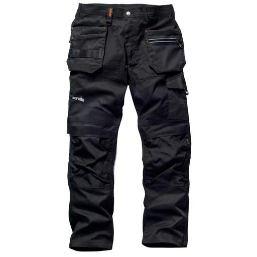 Scruffs 30W 33L Trade Flex Trouser Black