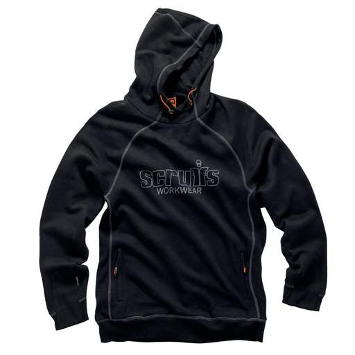 Scruffs Large Trade Hoodie Black