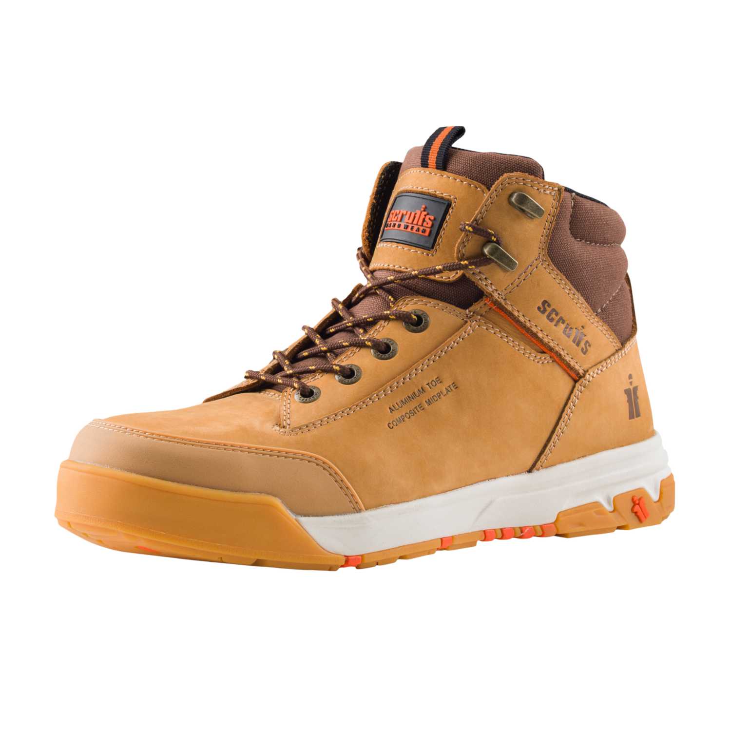 Scruffs Size 12 Switchback Safety Boots Tan (T55021) CEF