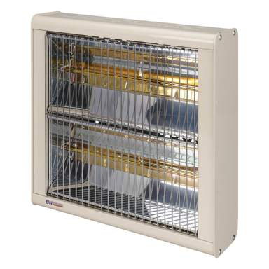 BN Thermic HN3 Series 3kW Infrared Halogen Heater Ivory (HN3-30) | CEF