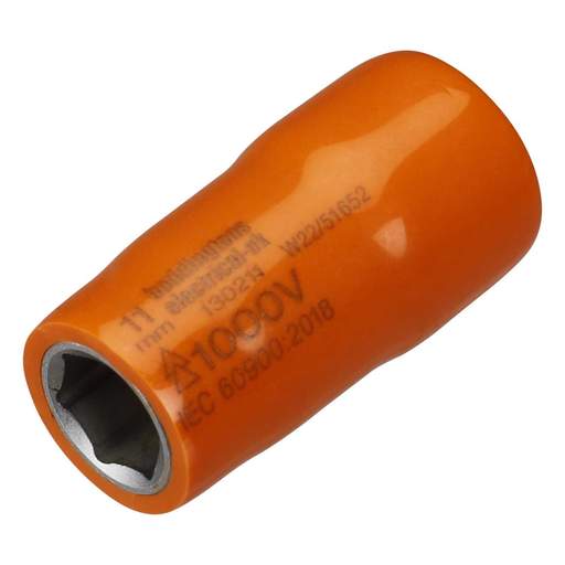 Boddingtons Electrical 11mm Insulated 6 Point 3/8" Socket Drive